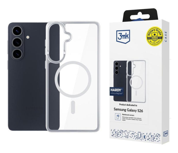 3mk Hardy LiqForce MagCase do Samsung Galaxy S26 - 1582367 - zdjęcie